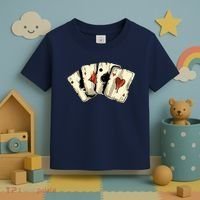 Poker Texas HoldEm Gambling Casino 4 Aces Poker Toddler T-Shirt thumb 3