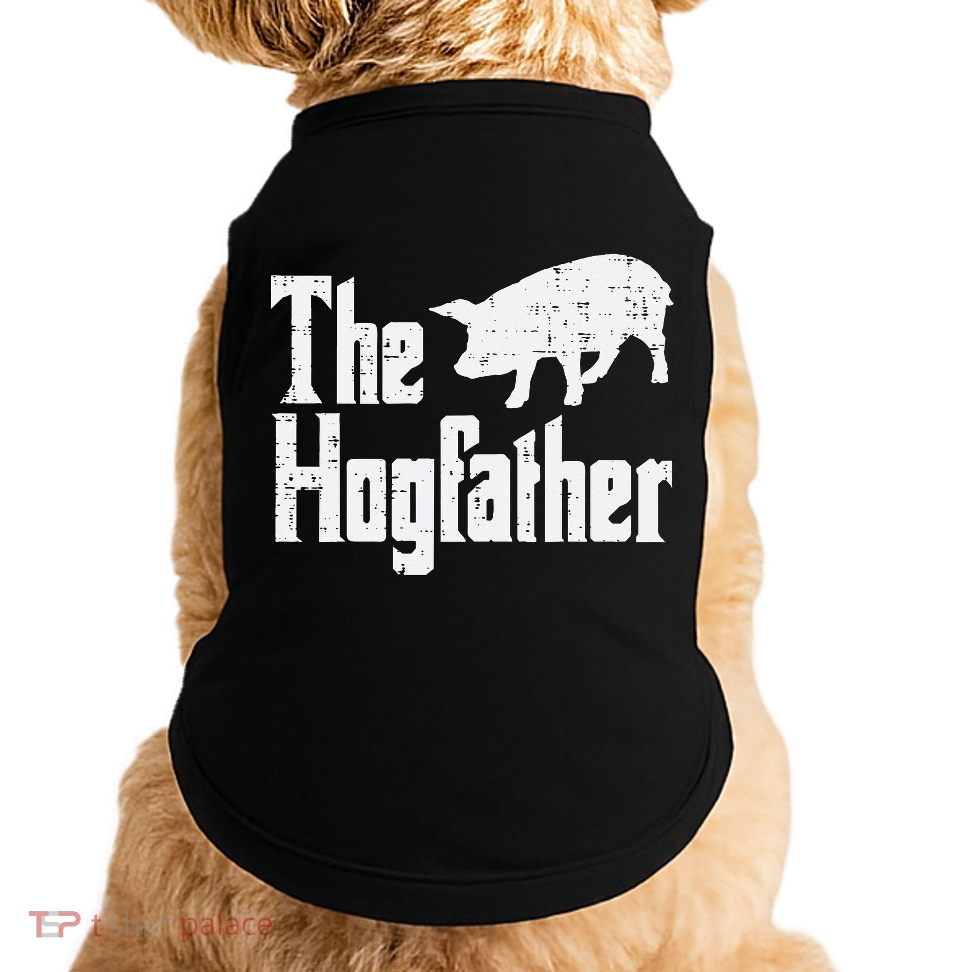 Pig The Hogfather Funny Hog Dad Fathers Day Parody Papa Doggie Tank
