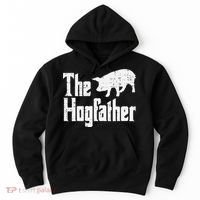 Pig The Hogfather Funny Hog Dad Fathers Day Parody Papa Hoodie thumb 0
