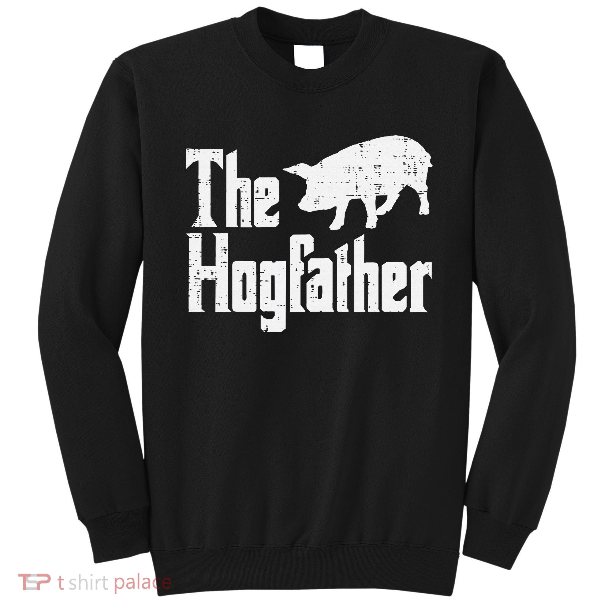 Pig The Hogfather Funny Hog Dad Fathers Day Parody Papa Sweatshirt