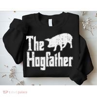 Pig The Hogfather Funny Hog Dad Fathers Day Parody Papa Sweatshirt thumb 2