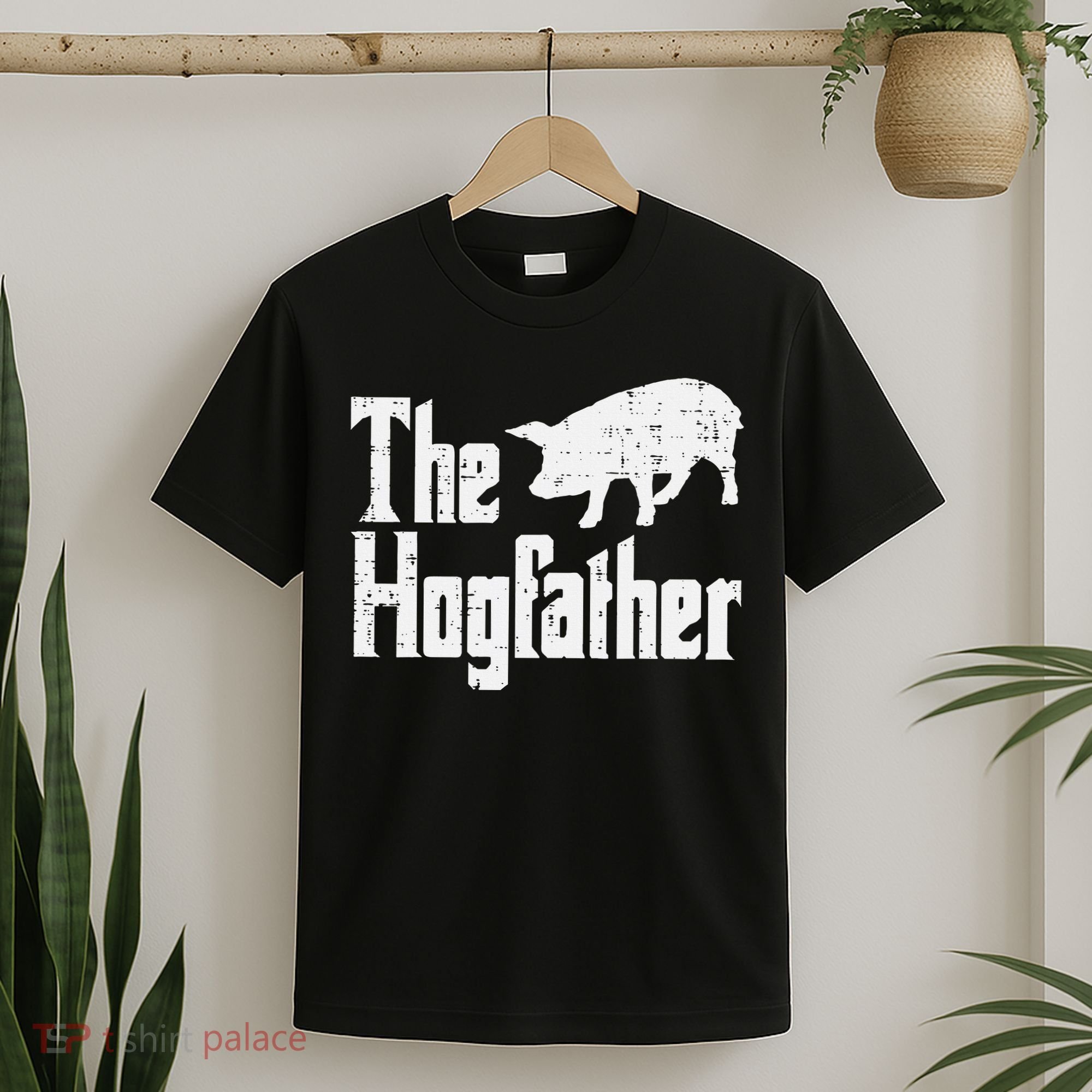Pig The Hogfather Funny Hog Dad Fathers Day Parody Papa T-Shirt