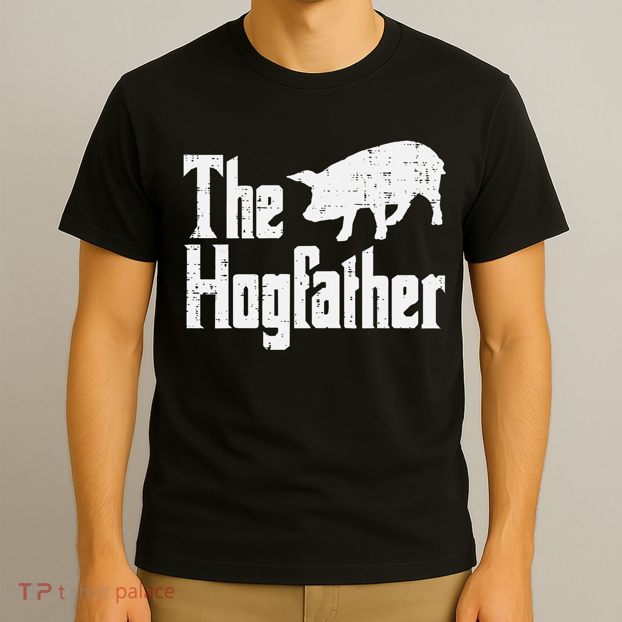 Pig The Hogfather Funny Hog Dad Fathers Day Parody Papa T-Shirt