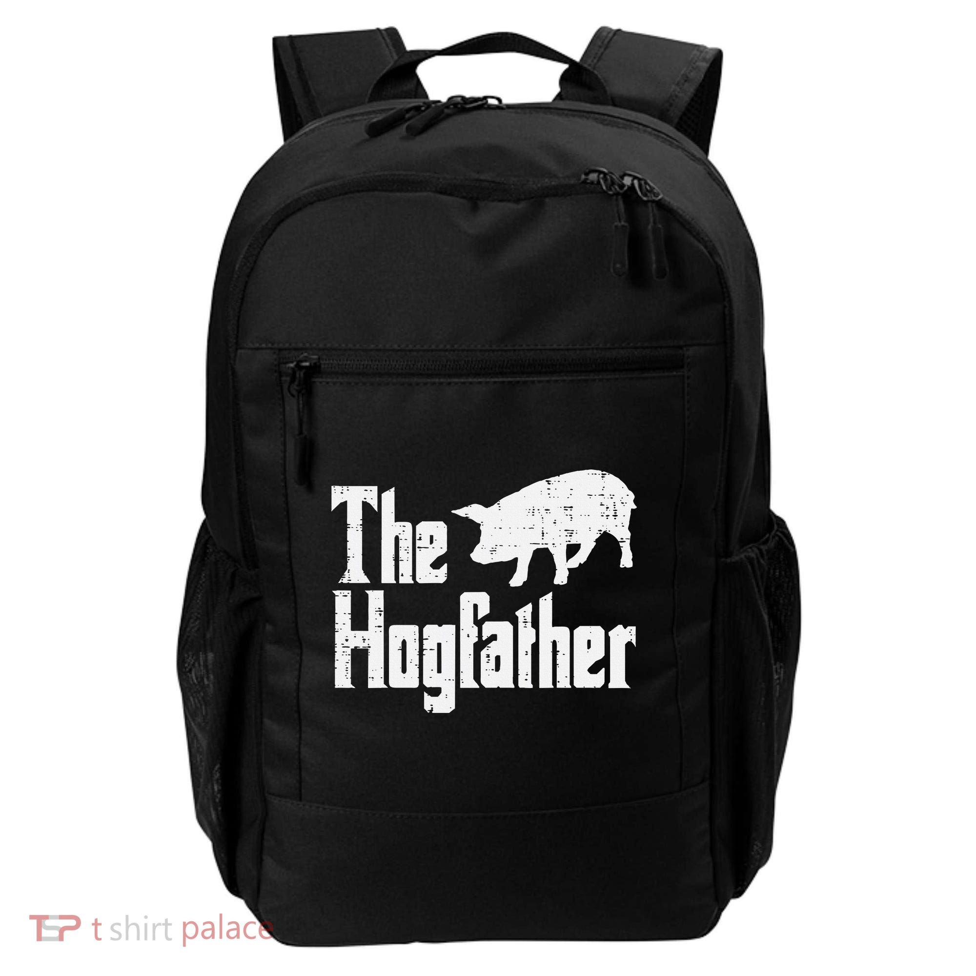 Pig The Hogfather Funny Hog Dad Fathers Day Parody Papa Backpack