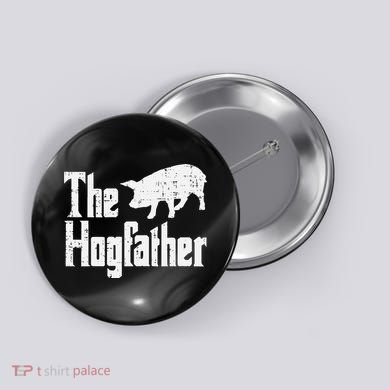 Pig The Hogfather Funny Hog Dad Fathers Day Parody Papa Button