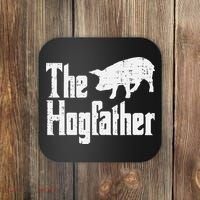 Pig The Hogfather Funny Hog Dad Fathers Day Parody Papa Coaster thumb 0