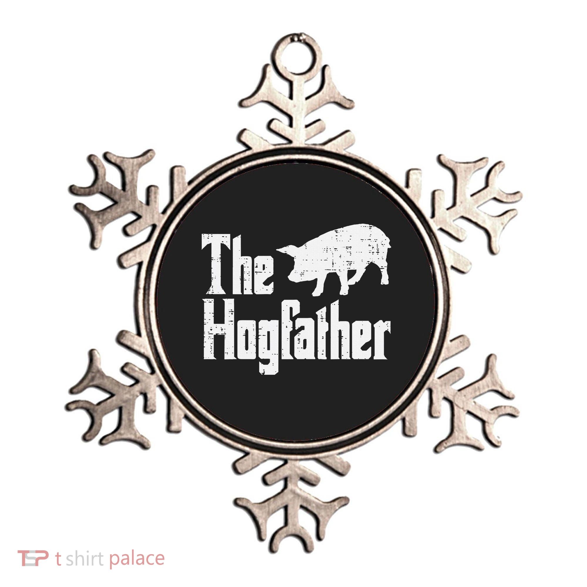 Pig The Hogfather Funny Hog Dad Fathers Day Parody Papa Ornament