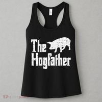 Pig The Hogfather Funny Hog Dad Fathers Day Parody Papa Women's Tank Top thumb 3