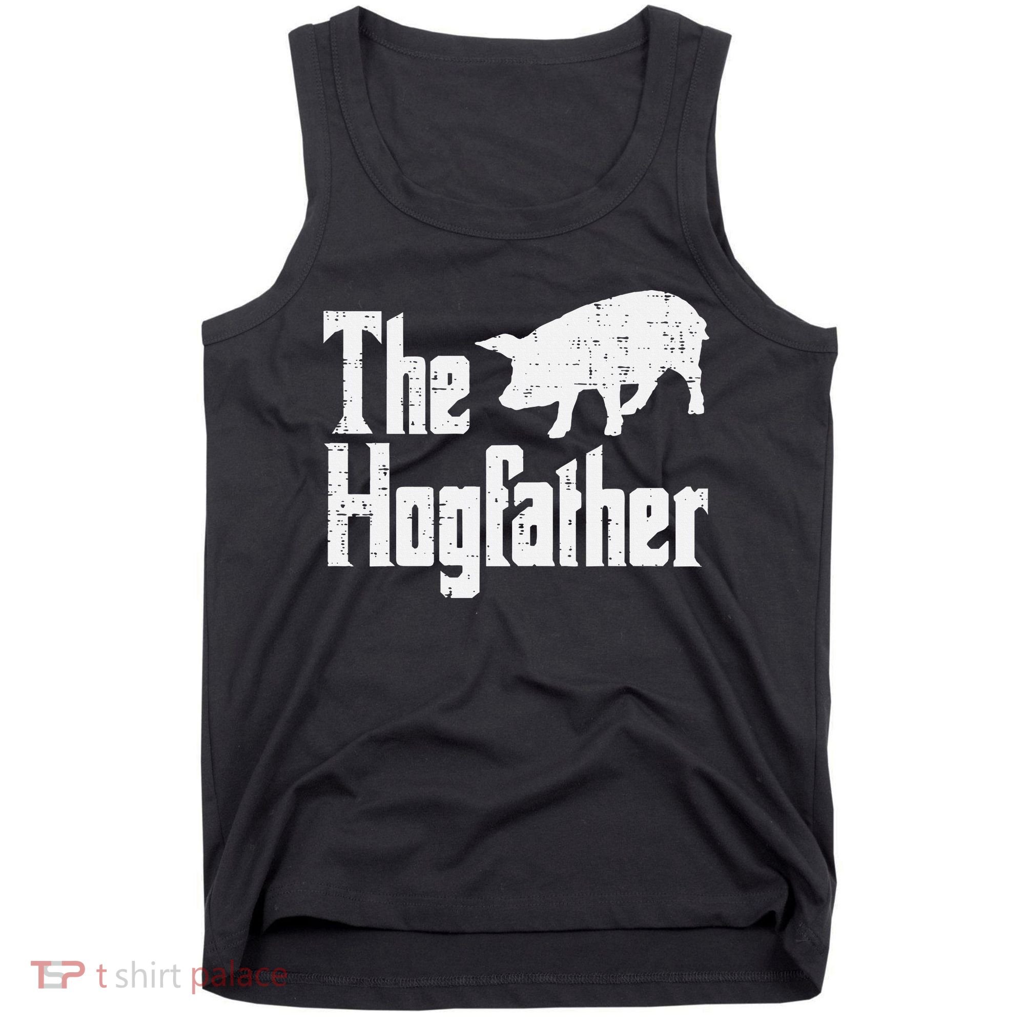 Pig The Hogfather Funny Hog Dad Fathers Day Parody Papa Tank Top