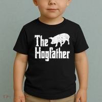 Pig The Hogfather Funny Hog Dad Fathers Day Parody Papa Toddler T-Shirt thumb 2
