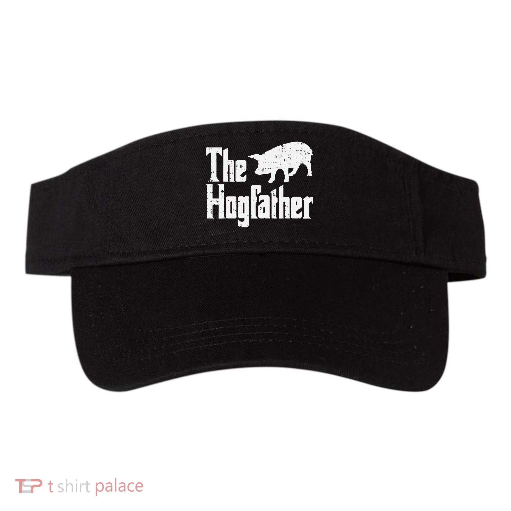 Pig The Hogfather Funny Hog Dad Fathers Day Parody Papa Visor