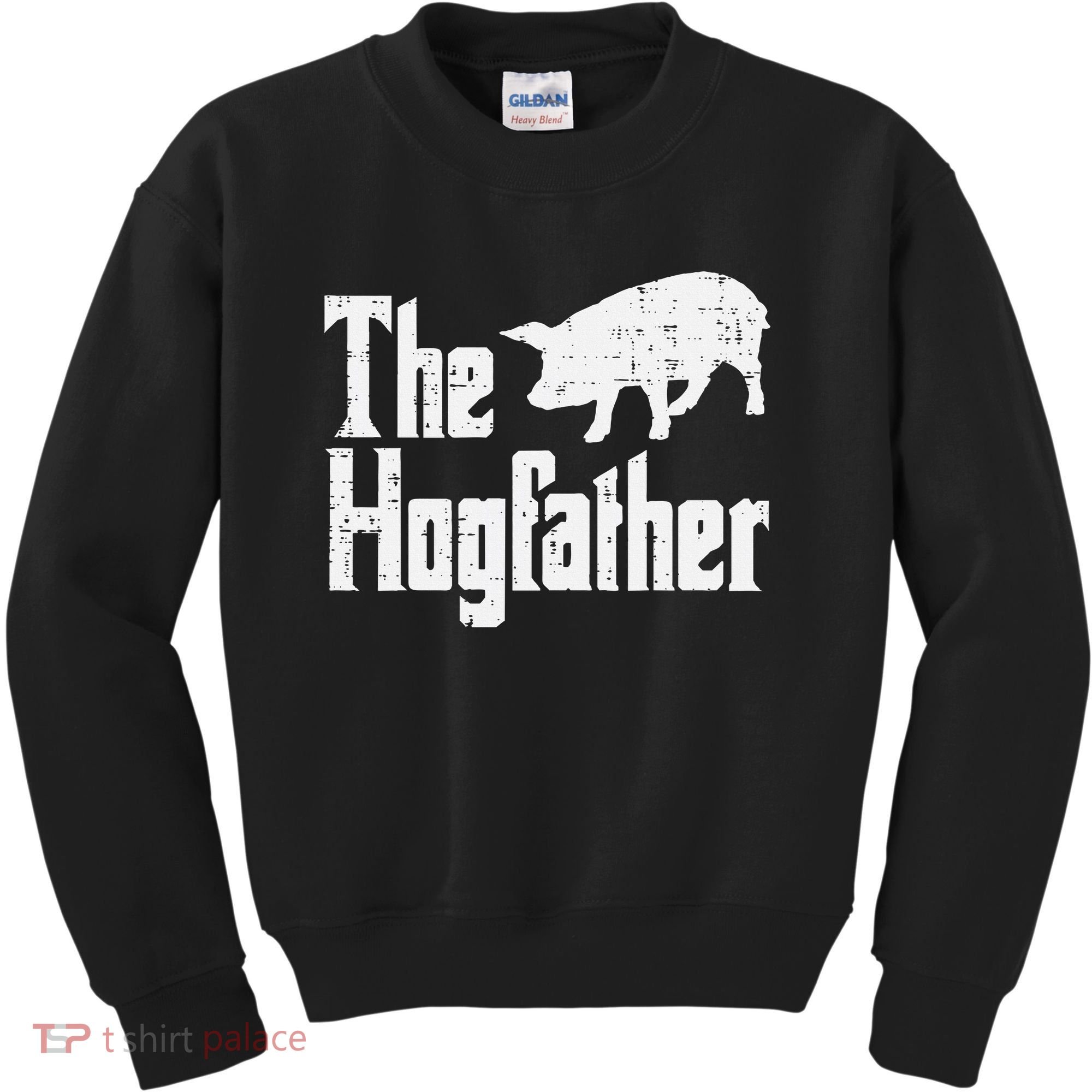 Pig The Hogfather Funny Hog Dad Fathers Day Parody Papa Kids Sweatshirt