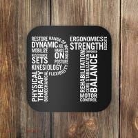 Physical Therapy Hoodie PT Month Physical Therapist Gift Coaster thumb 0