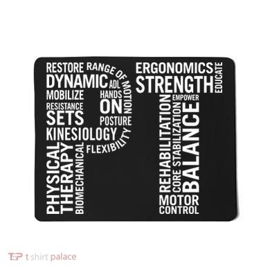 Physical Therapy Hoodie PT Month Physical Therapist Gift Mousepad