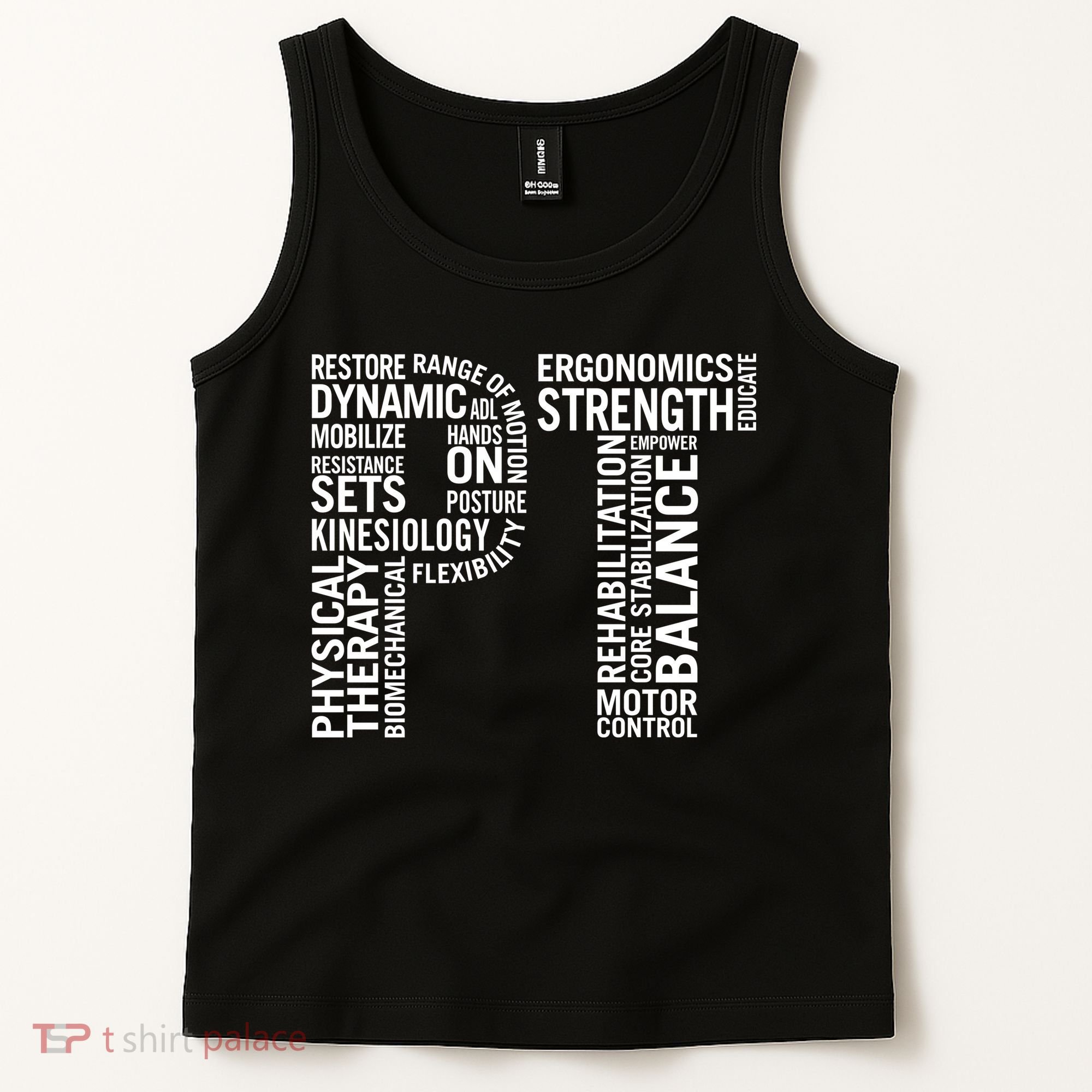 Physical Therapy Hoodie PT Month Physical Therapist Gift Tank Top