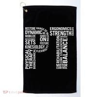 Physical Therapy Hoodie PT Month Physical Therapist Gift Golf Towel thumb 0