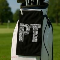 Physical Therapy Hoodie PT Month Physical Therapist Gift Golf Towel thumb 2