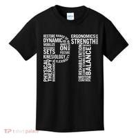 Physical Therapy Hoodie PT Month Physical Therapist Gift Kids T-Shirt thumb 0