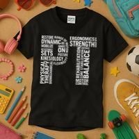 Physical Therapy Hoodie PT Month Physical Therapist Gift Kids T-Shirt thumb 3