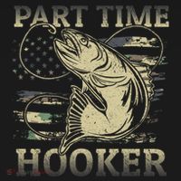 Part Time Hooker Fisher Funny Fishing Cute Gift Backpack thumb 2