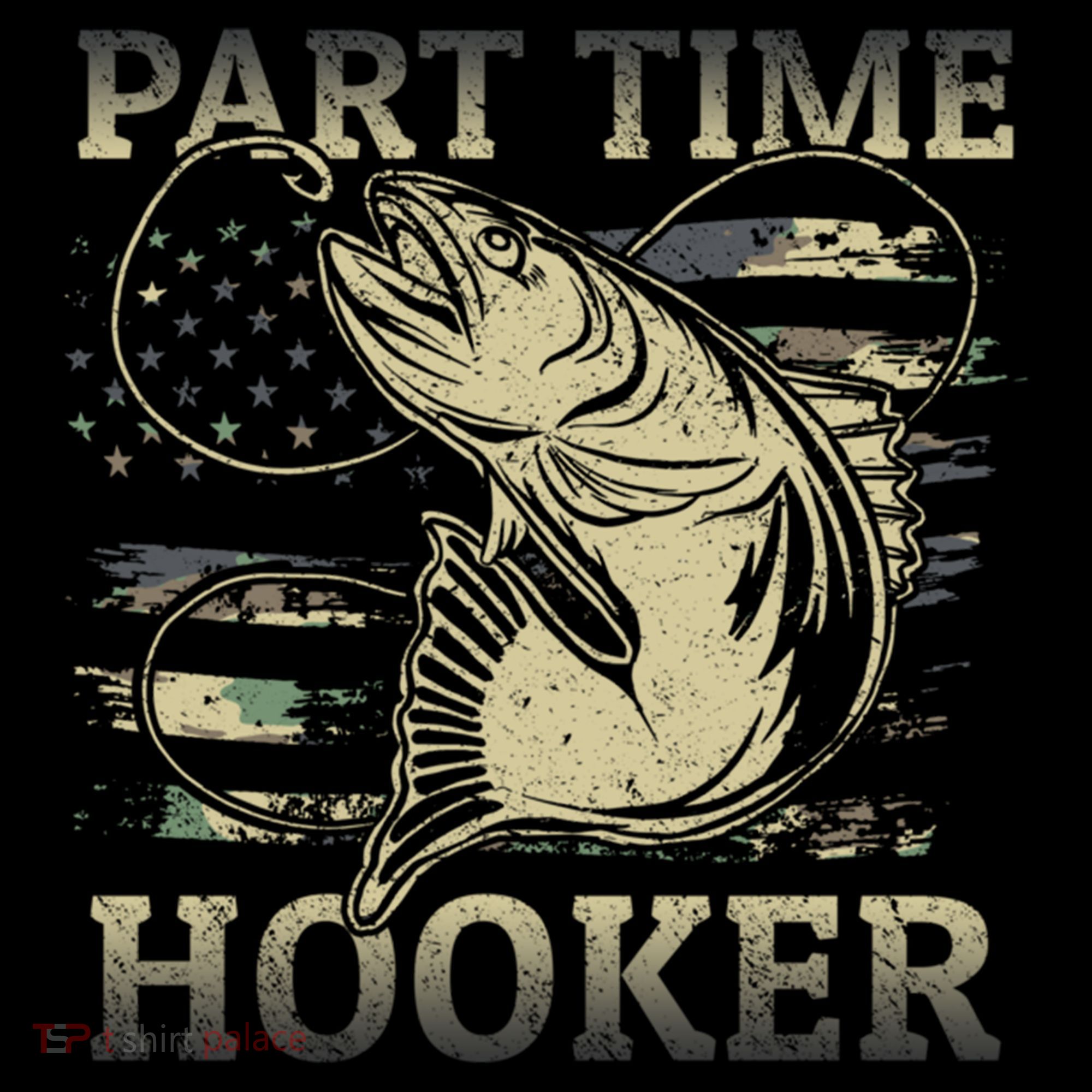 Part Time Hooker Fisher Funny Fishing Cute Gift Coffee Mug