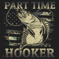Part Time Hooker Fisher Funny Fishing Cute Gift Hat thumb 2