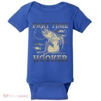 Part Time Hooker Fisher Funny Fishing Cute Gift Baby Bodysuit thumb 0