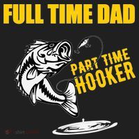 Part Time Hooker Full Time Dad Jokes Fathers Day Fishing Cute Gift Beanie thumb 2