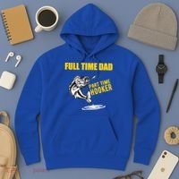 Part Time Hooker Full Time Dad Jokes Fathers Day Fishing Cute Gift Hoodie thumb 3