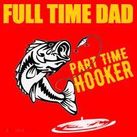 Part Time Hooker Full Time Dad Jokes Fathers Day Fishing Cute Gift Santa Hat thumb 1