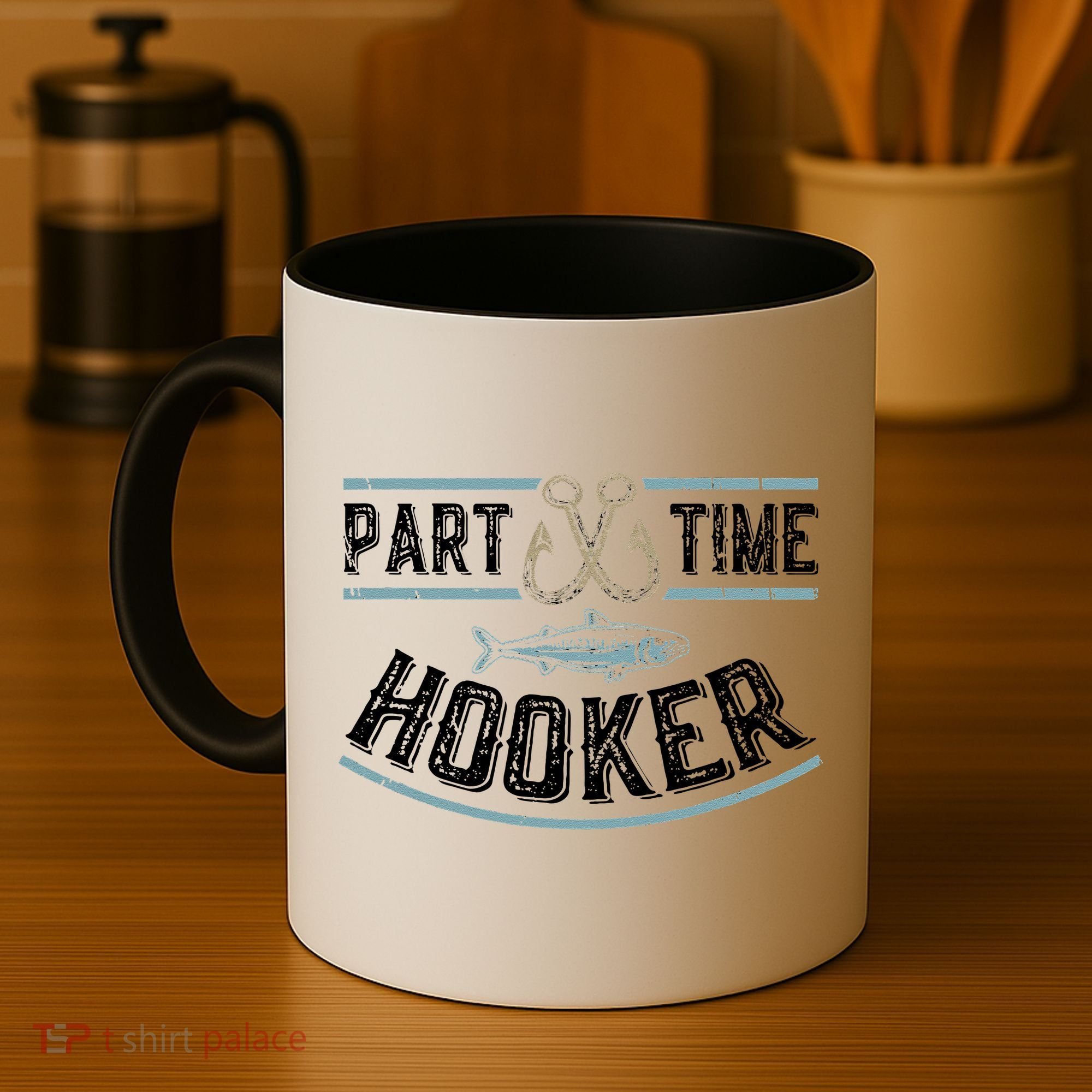 Part Time Hooker Fishing Coffee Mug