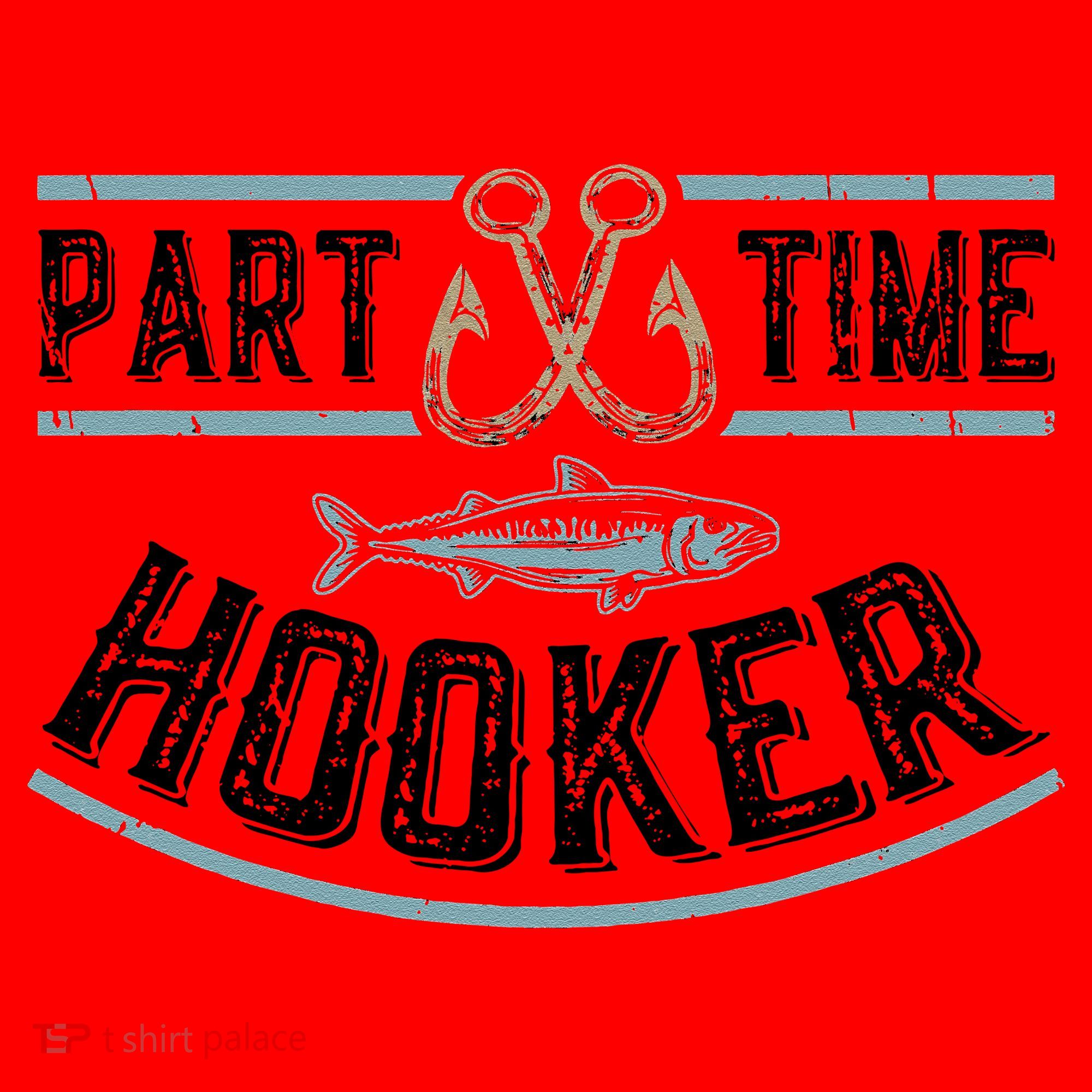 Part Time Hooker Fishing Santa Hat