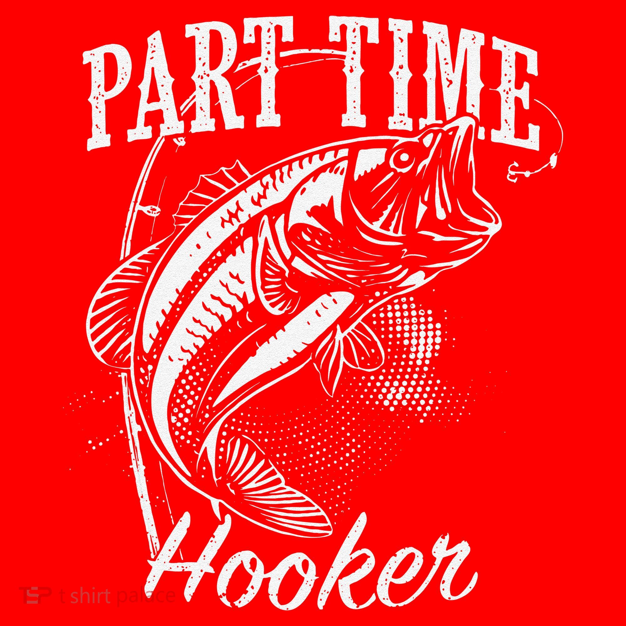 Part Time Hooker Fishing Santa Hat