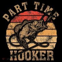Part Time Hooker Funny Fishermen Sarcastic Joke For Dad Coffee Mug thumb 5