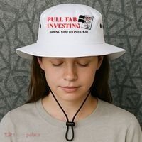 Pull tab investing spend $100 to pull $20 Bucket Hat thumb 3