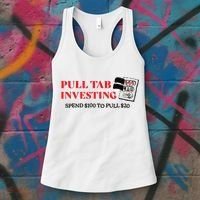 Pull tab investing spend $100 to pull $20 Women's Tank Top thumb 3