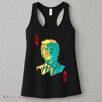 President Trump Is The King Of Hearts Poker Card Women's Tank Top thumb 3