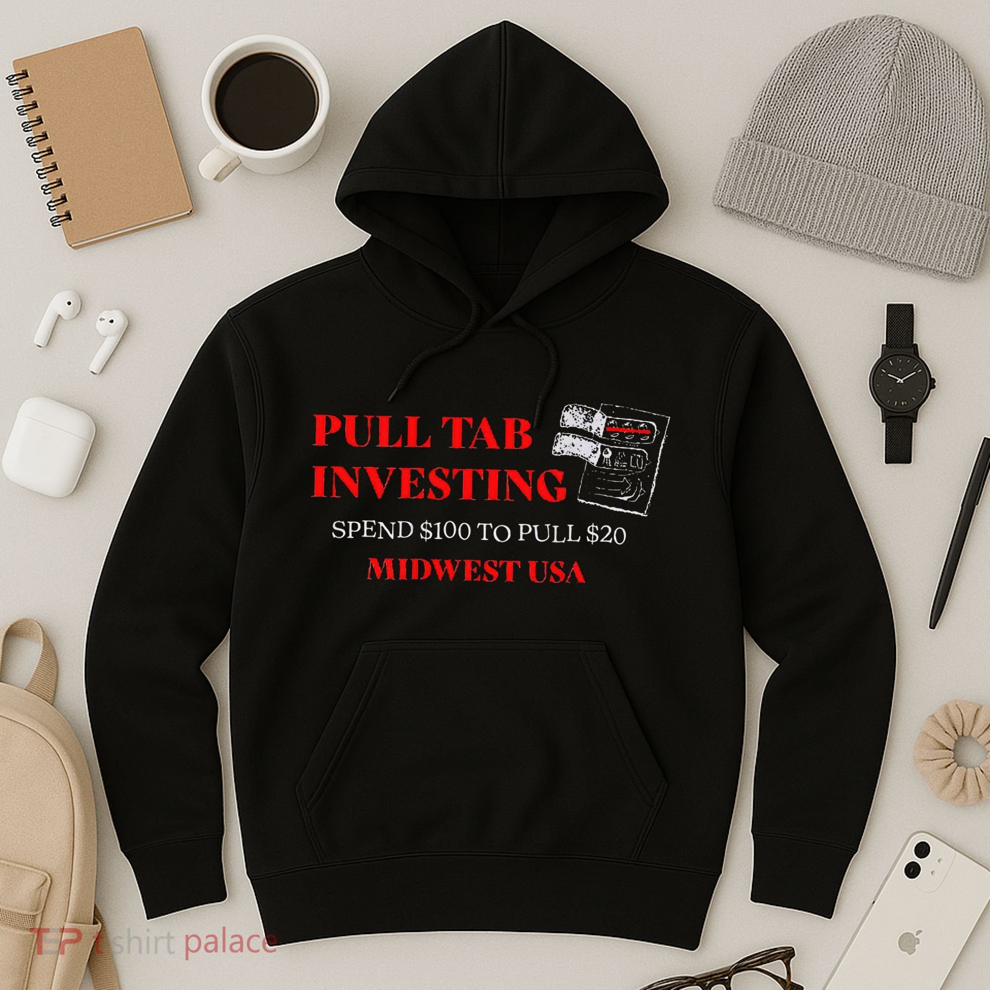 Pull Tab Investing Hoodie