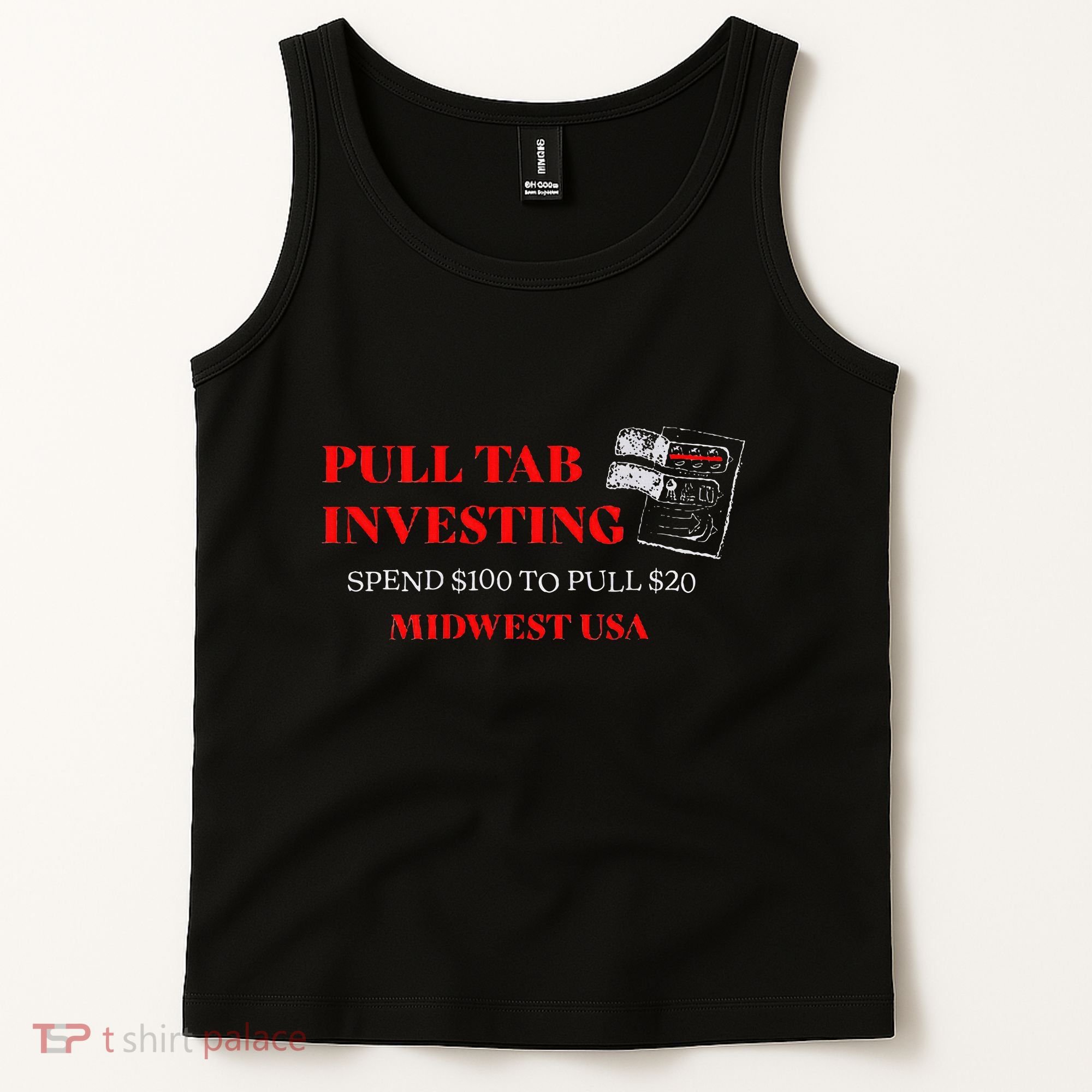 Pull Tab Investing Tank Top