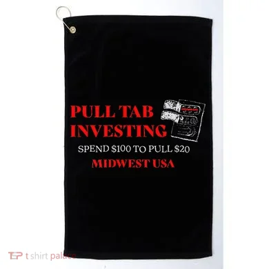 Pull Tab Investing Golf Towel