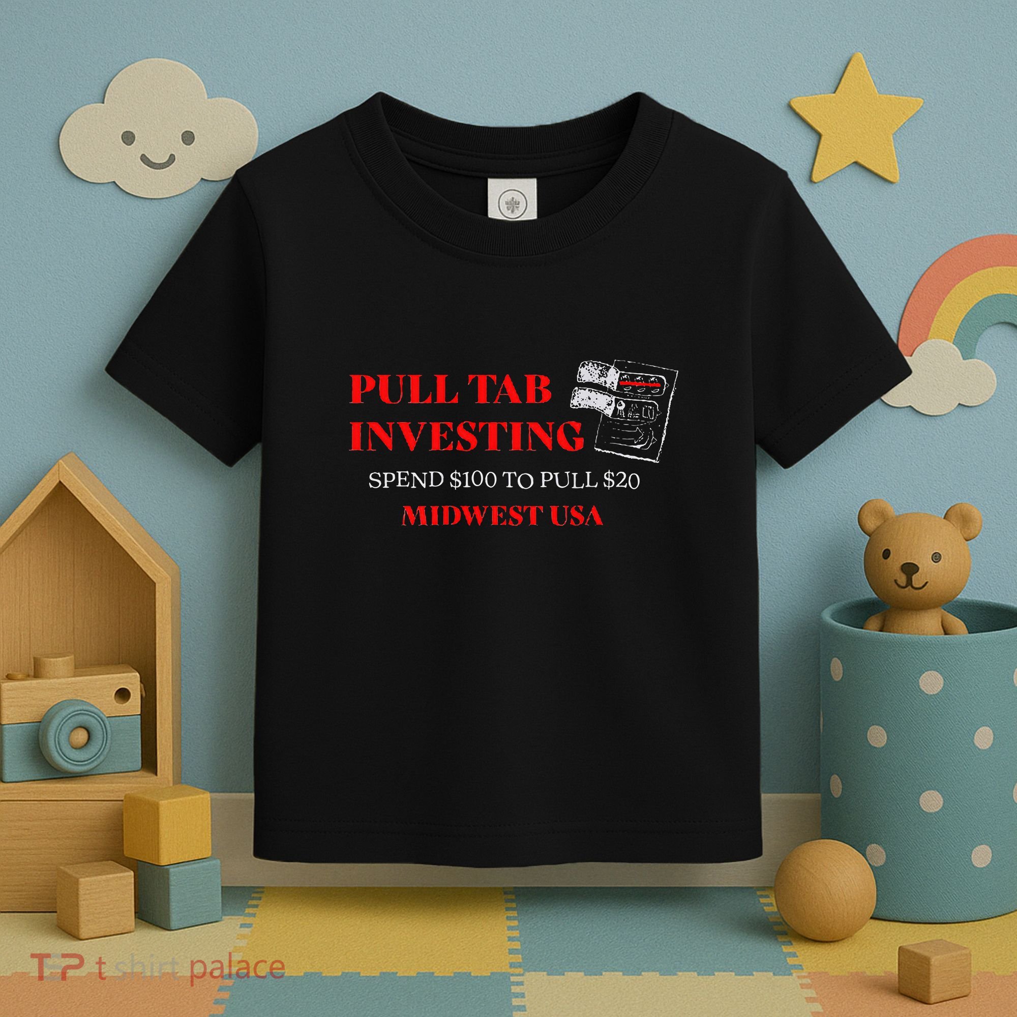 Pull Tab Investing Toddler T-Shirt