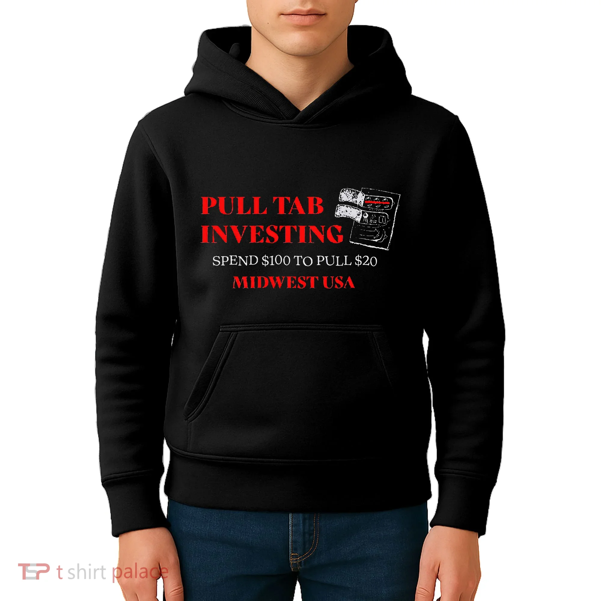 Pull Tab Investing Kids Hoodie