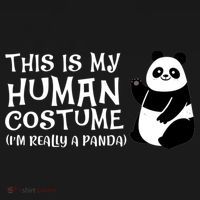 Panda This Is My Hu Costume IM Really A Panda Gift Pajama Set thumb 2