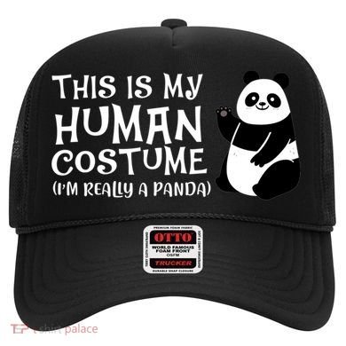 Panda This Is My Hu Costume IM Really A Panda Gift Hat