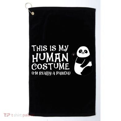 Panda This Is My Hu Costume IM Really A Panda Gift Golf Towel