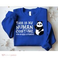Panda This Is My Hu Costume IM Really A Panda Gift Sweatshirt thumb 2