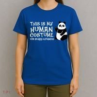 Panda This Is My Hu Costume IM Really A Panda Gift T-Shirt thumb 4
