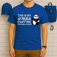 Panda This Is My Hu Costume IM Really A Panda Gift T-Shirt thumb 6