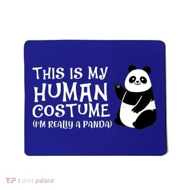 Panda This Is My Hu Costume IM Really A Panda Gift Mousepad
