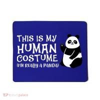 Panda This Is My Hu Costume IM Really A Panda Gift Mousepad thumb 0